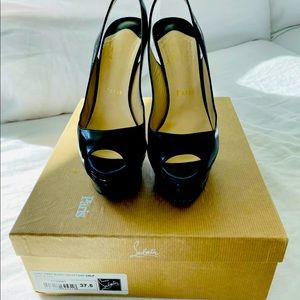 100% Authentic ￼Christian Louboutin 5’1/2 Heels 37,5